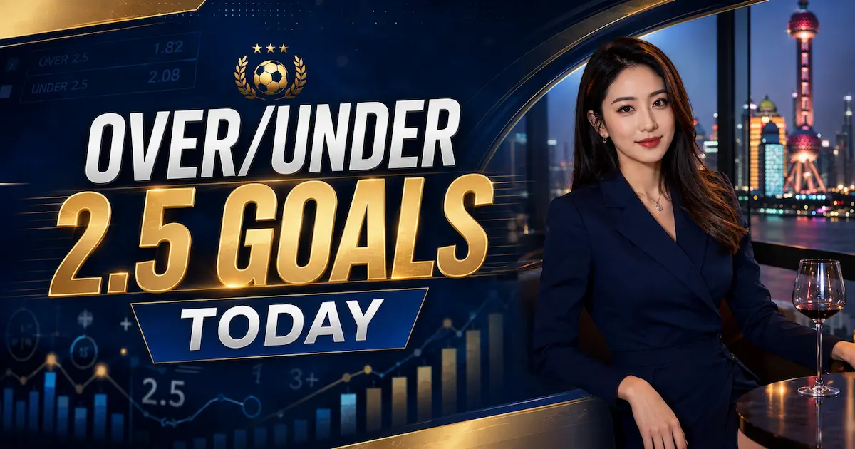 Over under betting football tips today by Mei-li Zhao — total goals reads on each side's scoring and conceding load